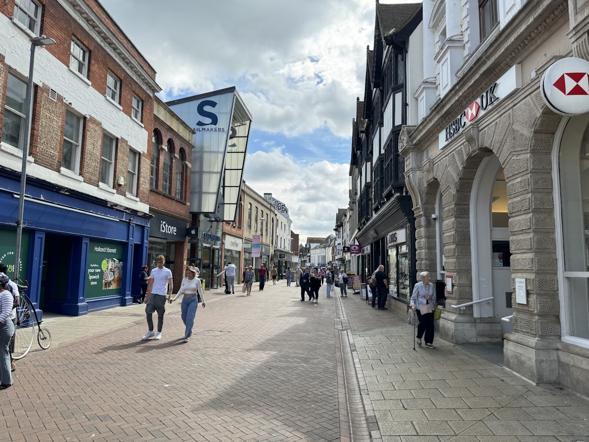 Tavern Street in Ipswich